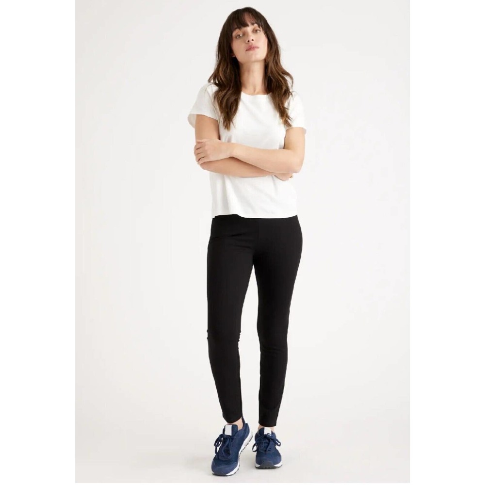 Quince Ultra-Stretch Ponte Skinny Pant Black, Small, Regual NWT - Picture 2 of 4